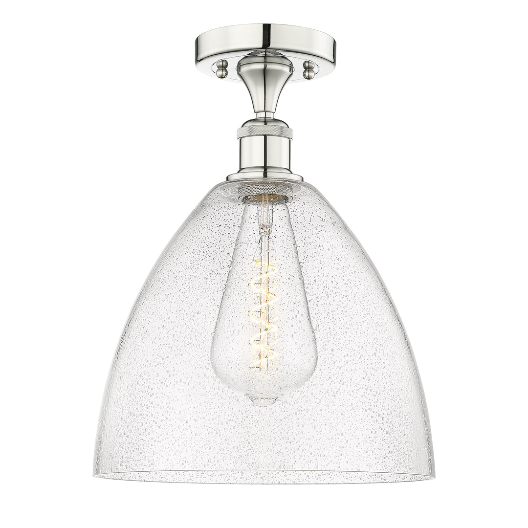 Innovations Edison 616-1F-PN-GBD-124 Ceiling Light - Polished Nickel