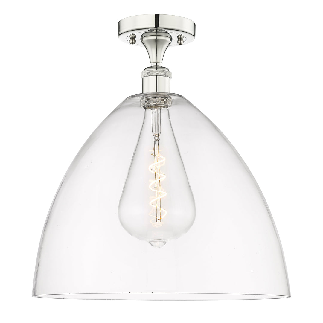 Innovations Edison 616-1F-PN-GBD-162 Ceiling Light - Polished Nickel