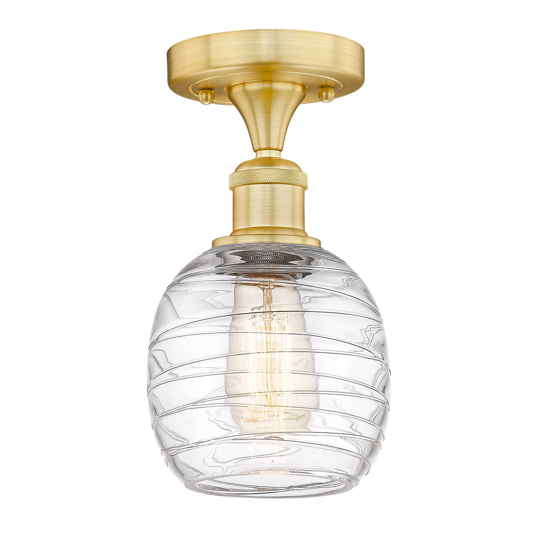 Innovations Edison 616-1F-SG-G1013 Ceiling Light - Satin Gold