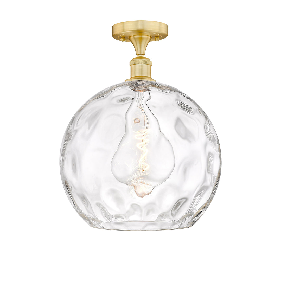 Innovations Edison 616-1F-SG-G1215-14 Ceiling Light - Satin Gold