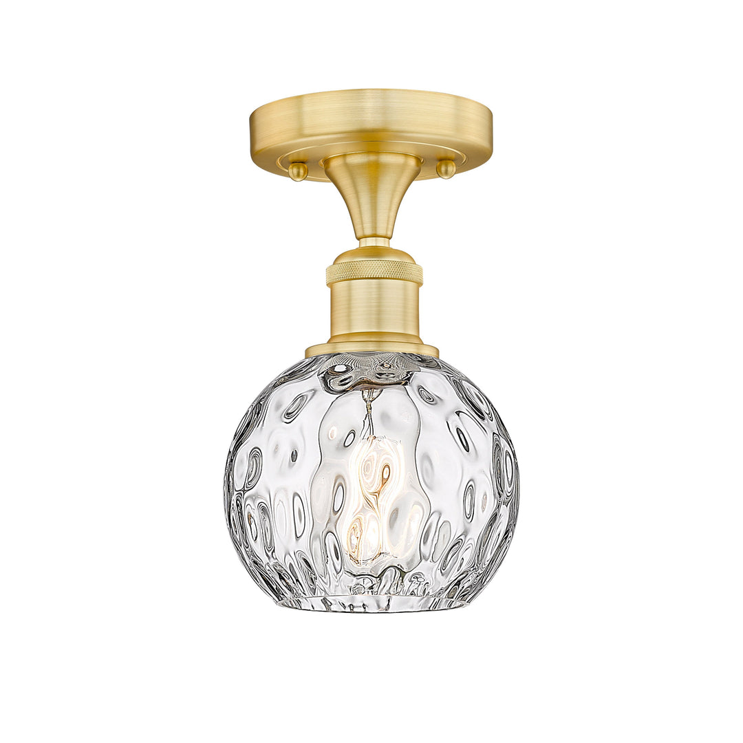 Innovations Edison 616-1F-SG-G1215-6 Ceiling Light - Satin Gold