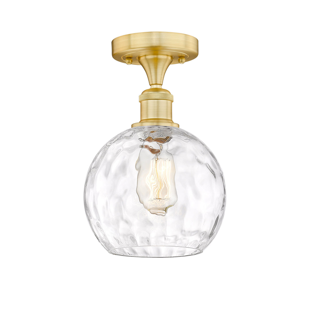 Innovations Edison 616-1F-SG-G1215-8 Ceiling Light - Satin Gold