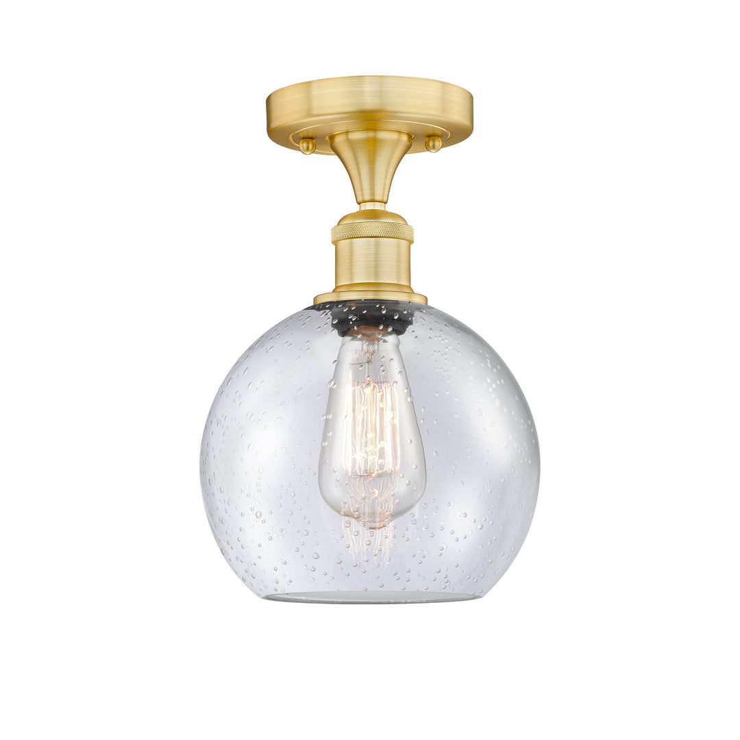 Innovations Edison 616-1F-SG-G124-8 Ceiling Light - Satin Gold