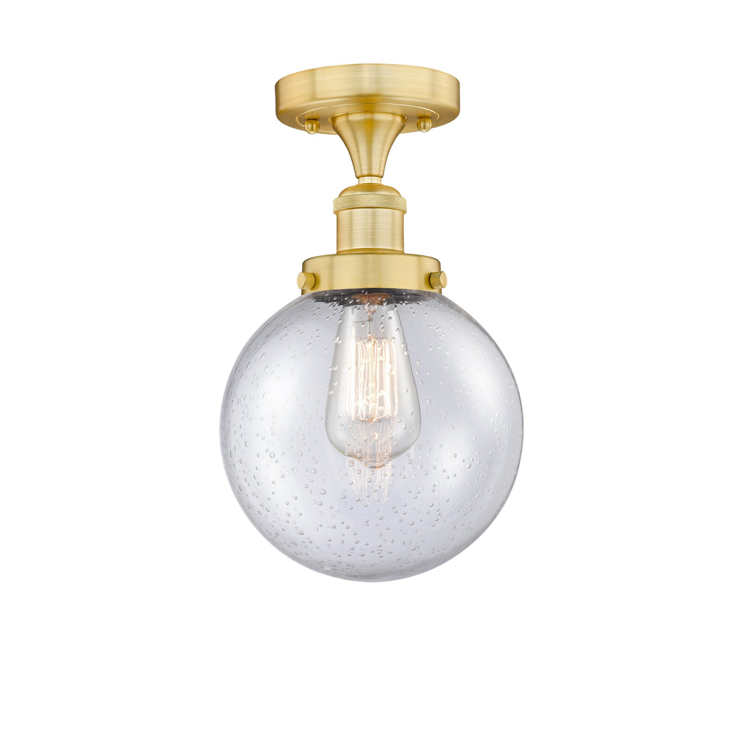 Innovations Edison 616-1F-SG-G204-8 Ceiling Light - Satin Gold