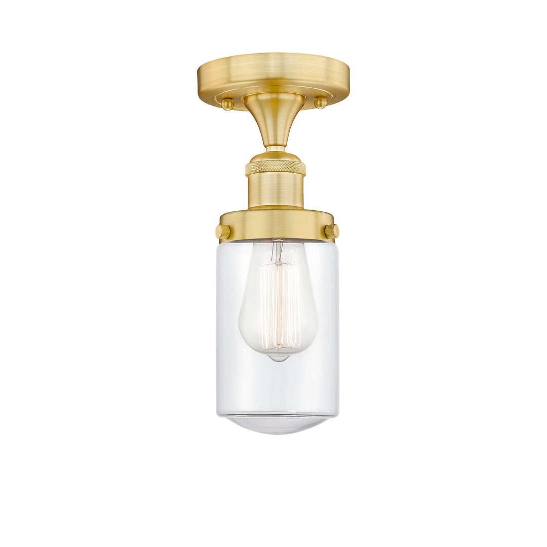 Innovations Edison 616-1F-SG-G312 Ceiling Light - Satin Gold