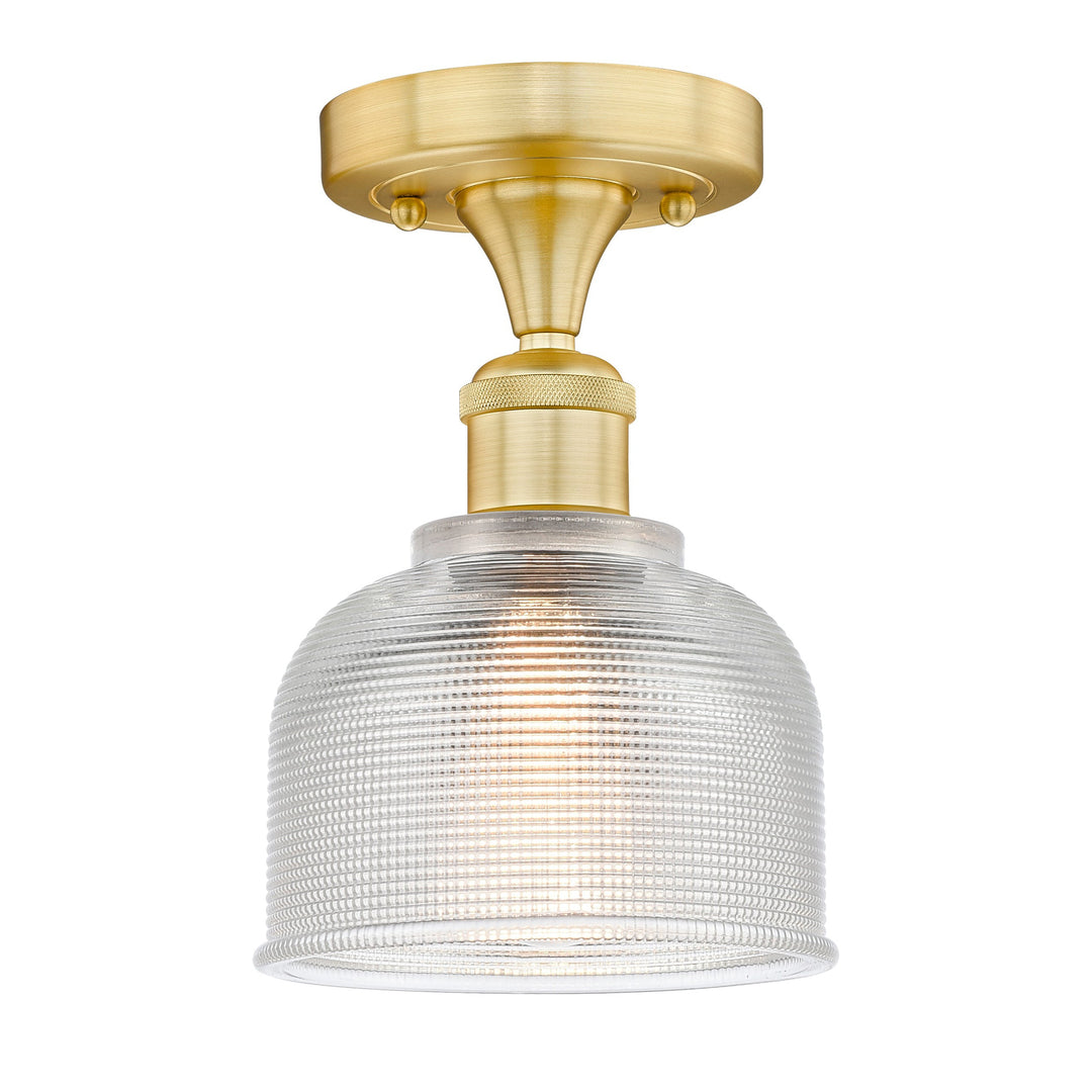 Innovations Edison 616-1F-SG-G412 Ceiling Light - Satin Gold