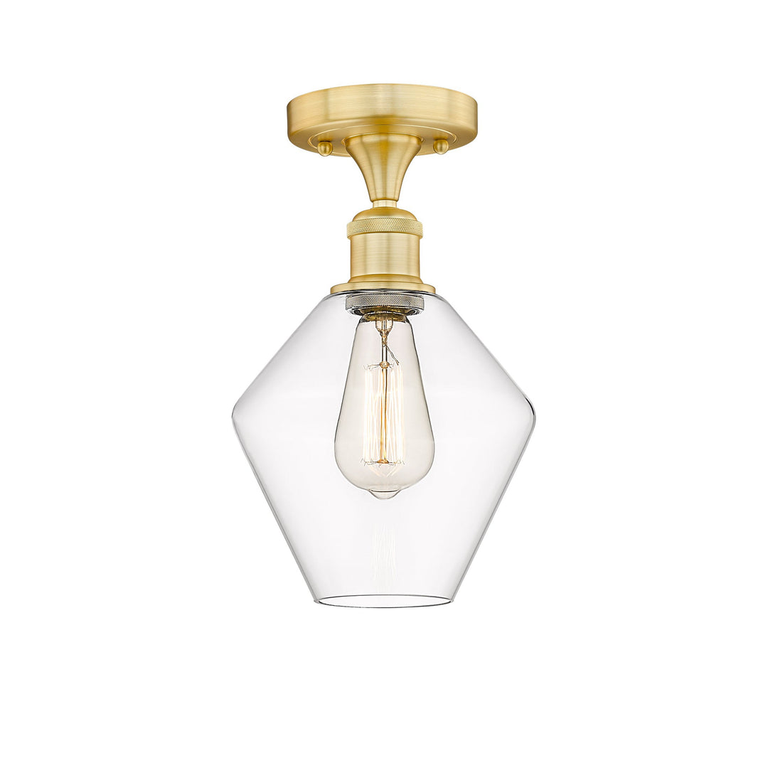 Innovations Edison 616-1F-SG-G652-8 Ceiling Light - Satin Gold