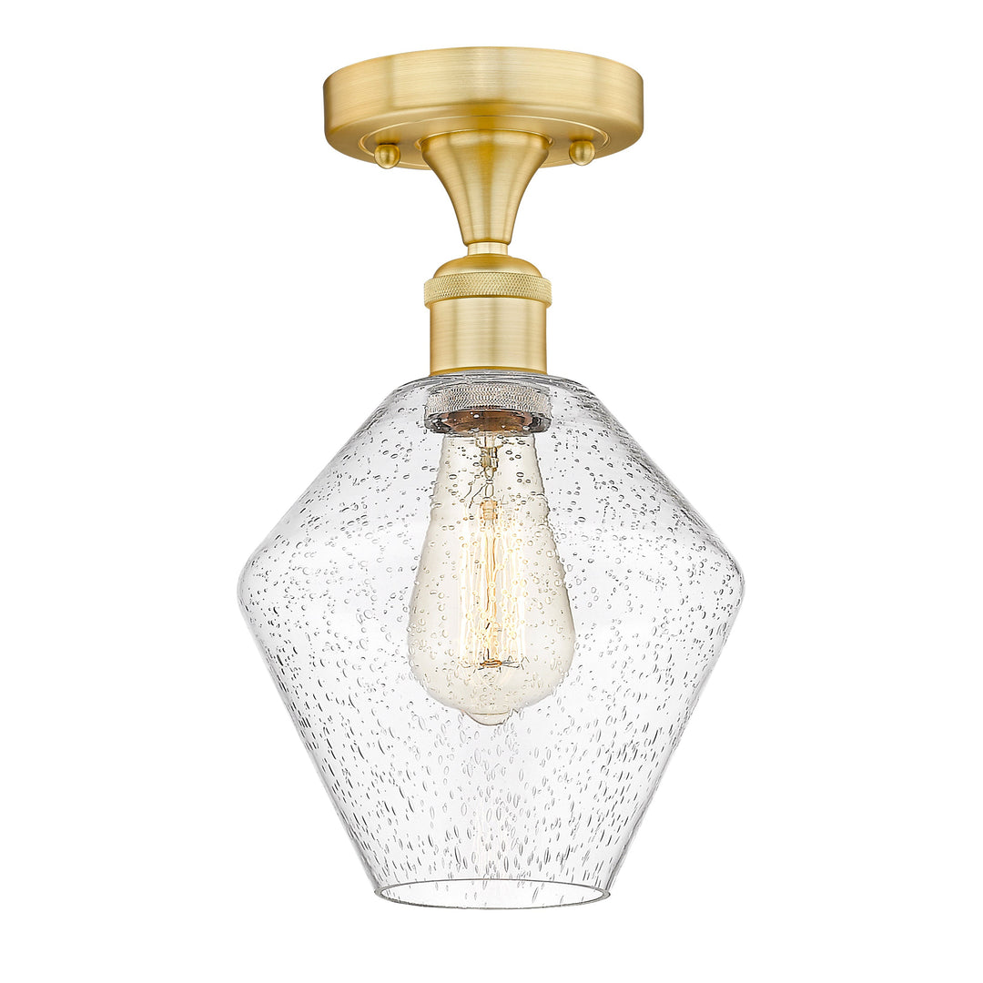 Innovations Edison 616-1F-SG-G654-8 Ceiling Light - Satin Gold