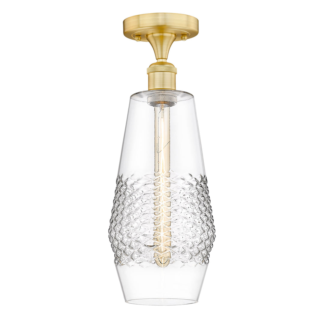 Innovations Edison 616-1F-SG-G682-7 Ceiling Light - Satin Gold