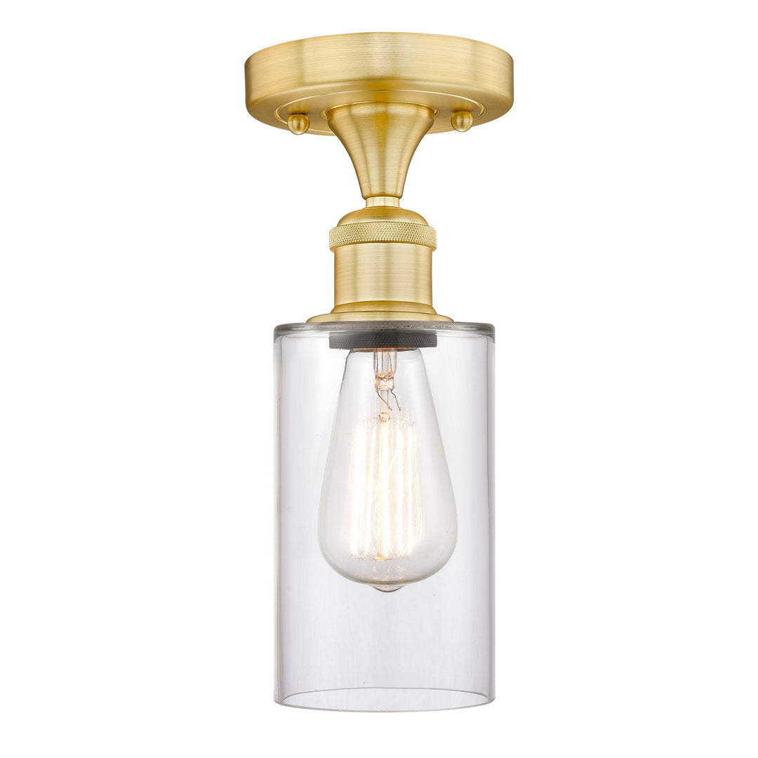 Innovations Edison 616-1F-SG-G802 Ceiling Light - Satin Gold