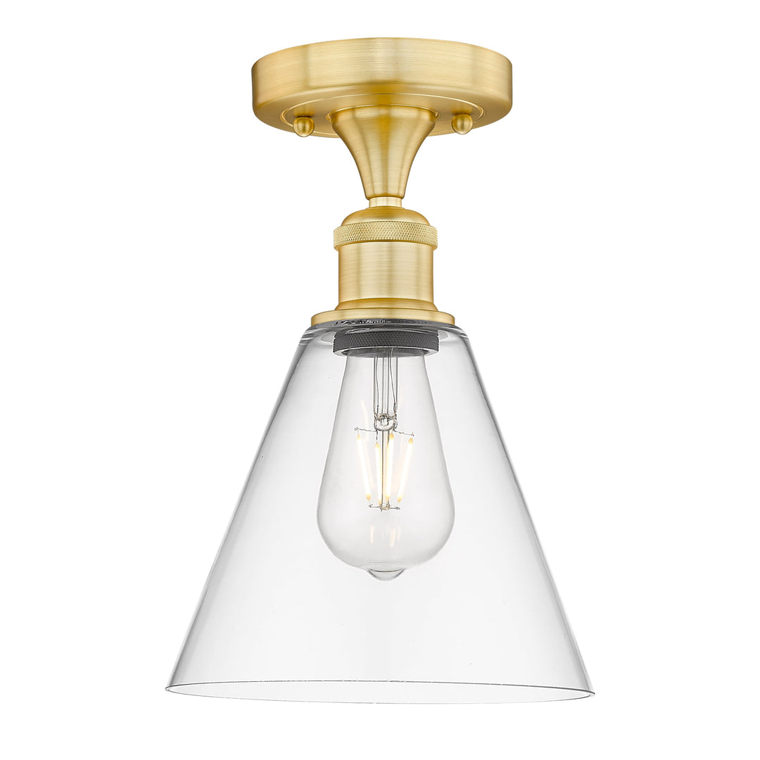 Innovations Edison 616-1F-SG-GBC-82 Ceiling Light - Satin Gold