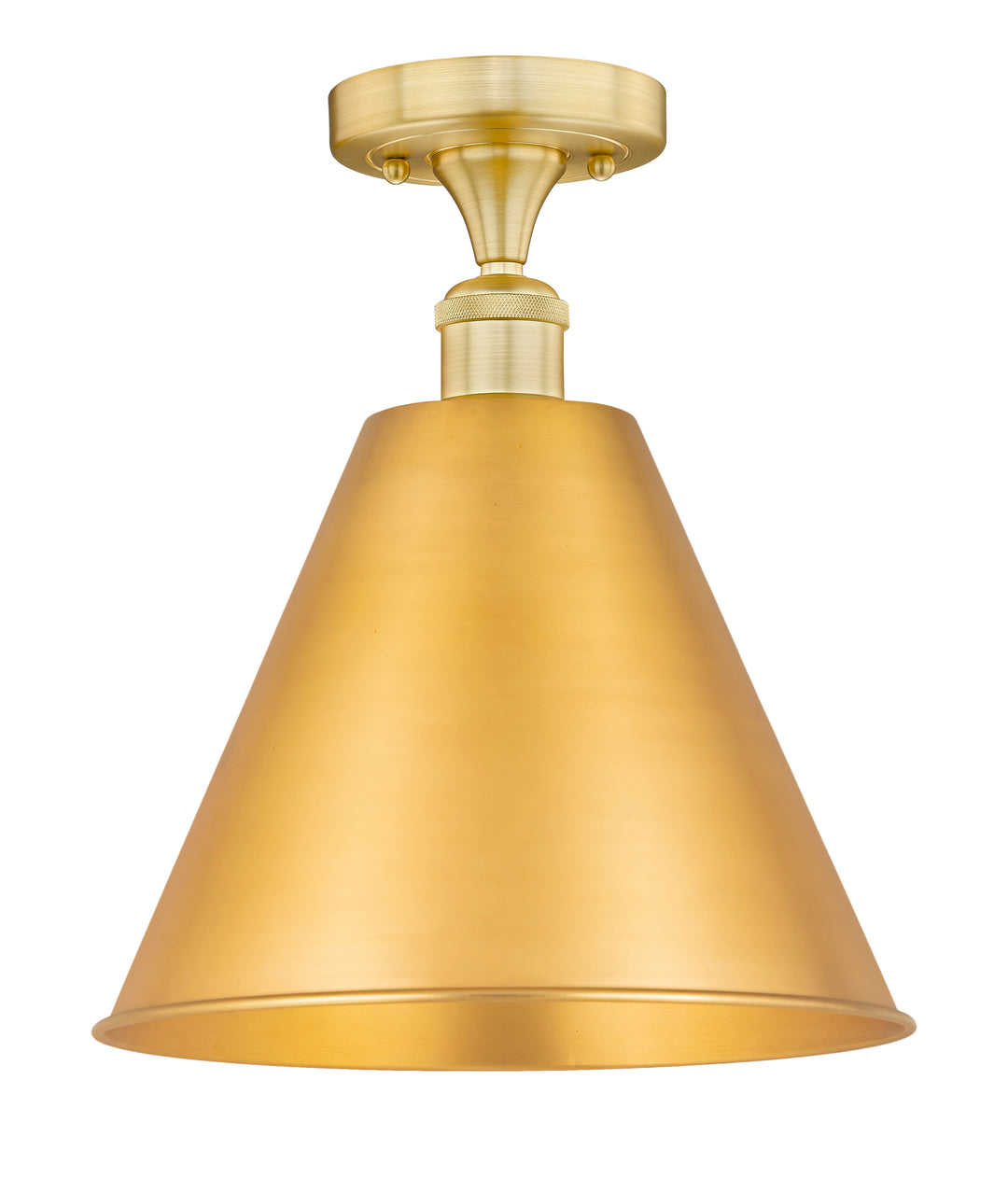 Innovations Edison 616-1F-SG-MBC-12-SG Ceiling Light - Satin Gold