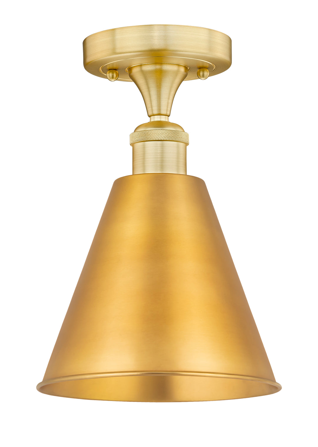Innovations Edison 616-1F-SG-MBC-8-SG Ceiling Light - Satin Gold