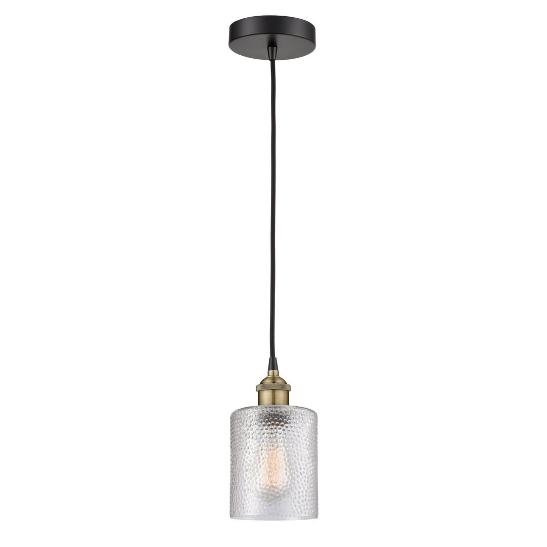 Innovations Edison 616-1P-BAB-G112 Pendant Light - Black Antique Brass