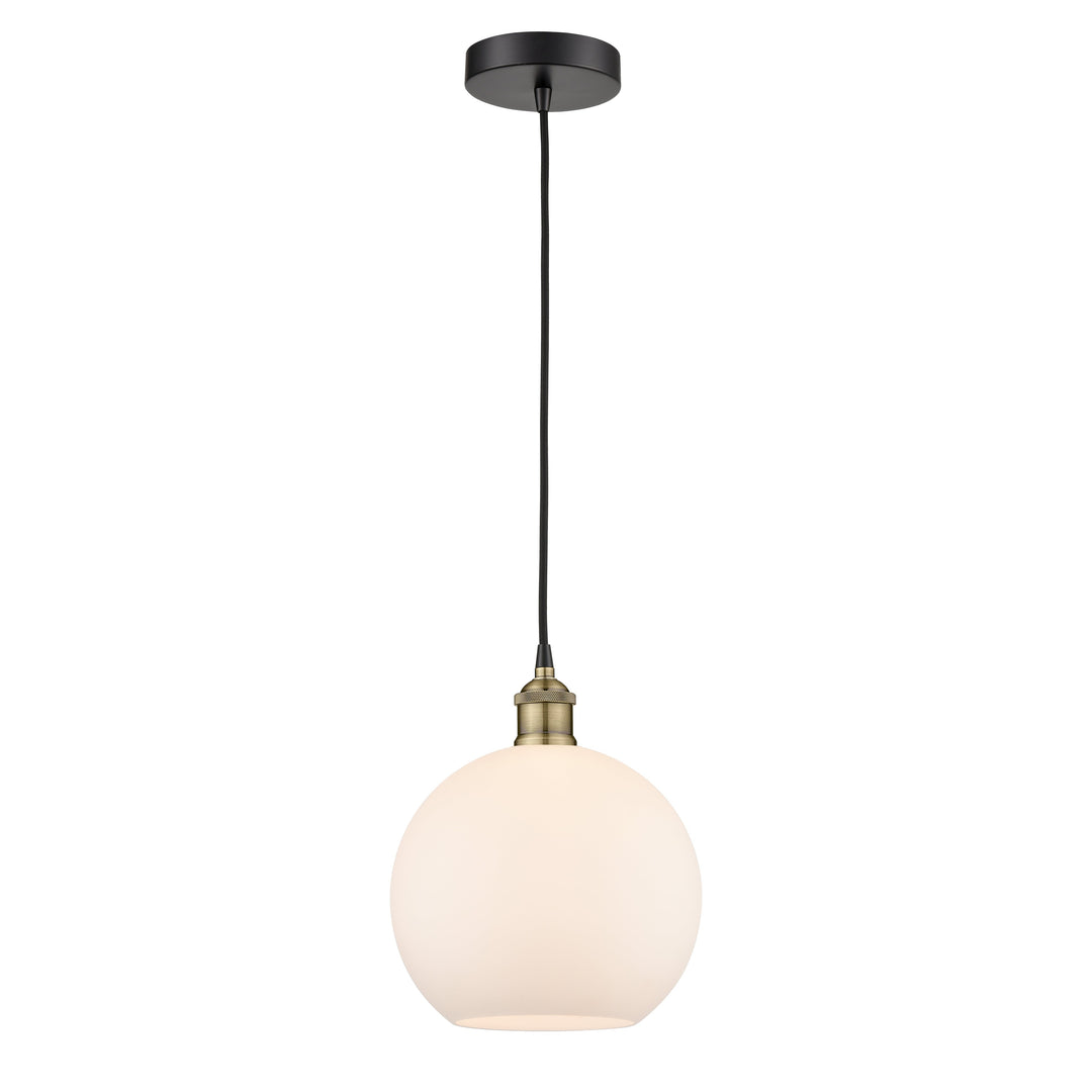 Innovations Edison 616-1P-BAB-G121-10 Pendant Light - Black Antique Brass