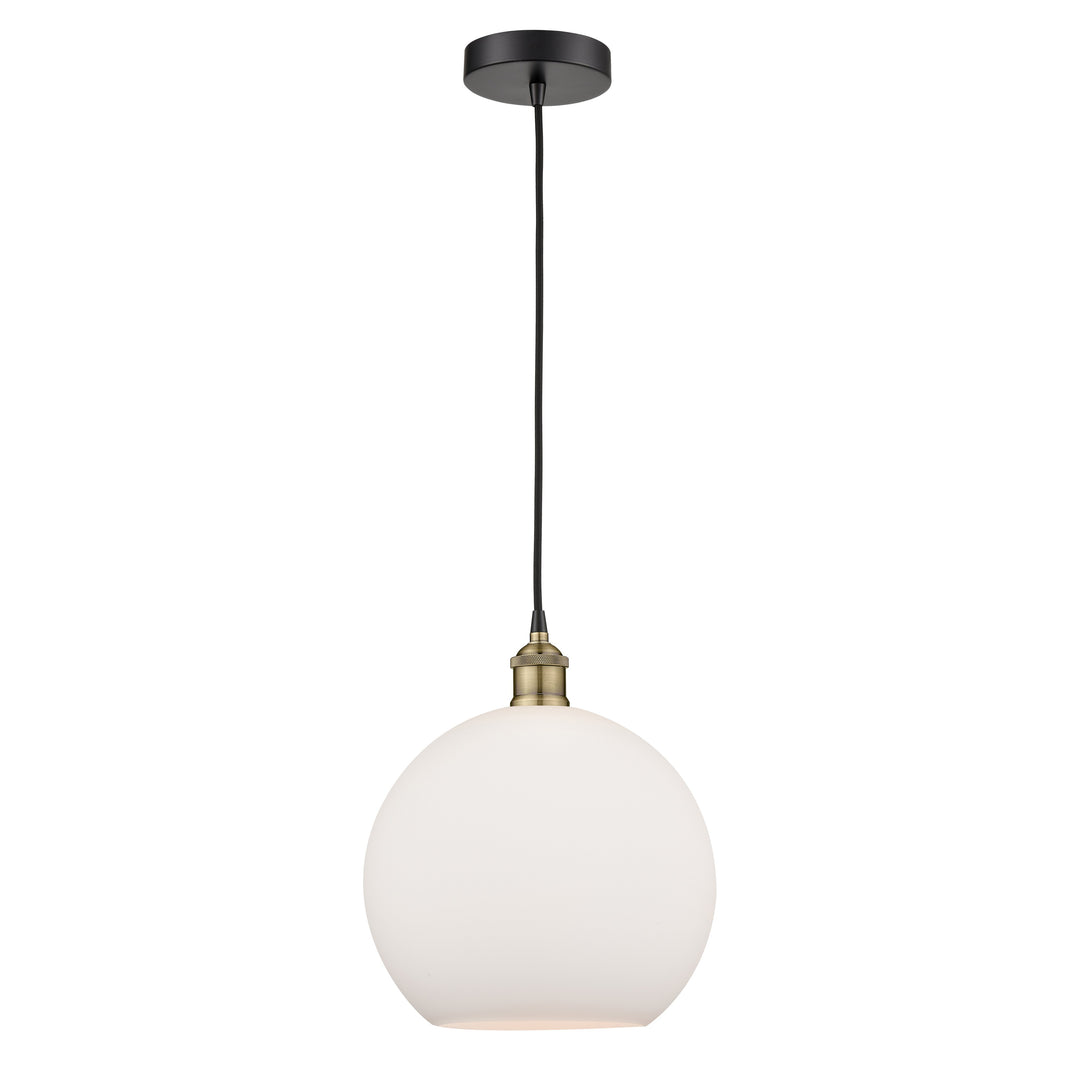 Innovations Edison 616-1P-BAB-G121-12 Pendant Light - Black Antique Brass