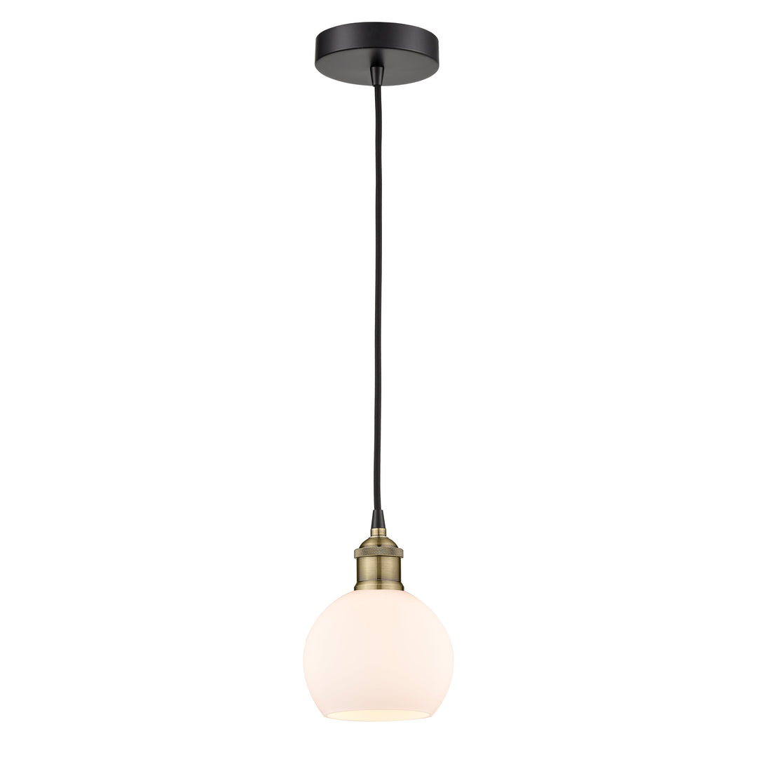 Innovations Edison 616-1P-BAB-G121-6 Pendant Light - Black Antique Brass