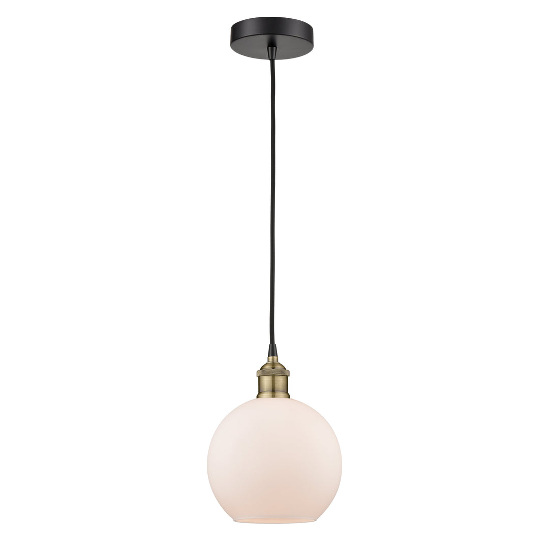 Innovations Edison 616-1P-BAB-G121-8 Pendant Light - Black Antique Brass