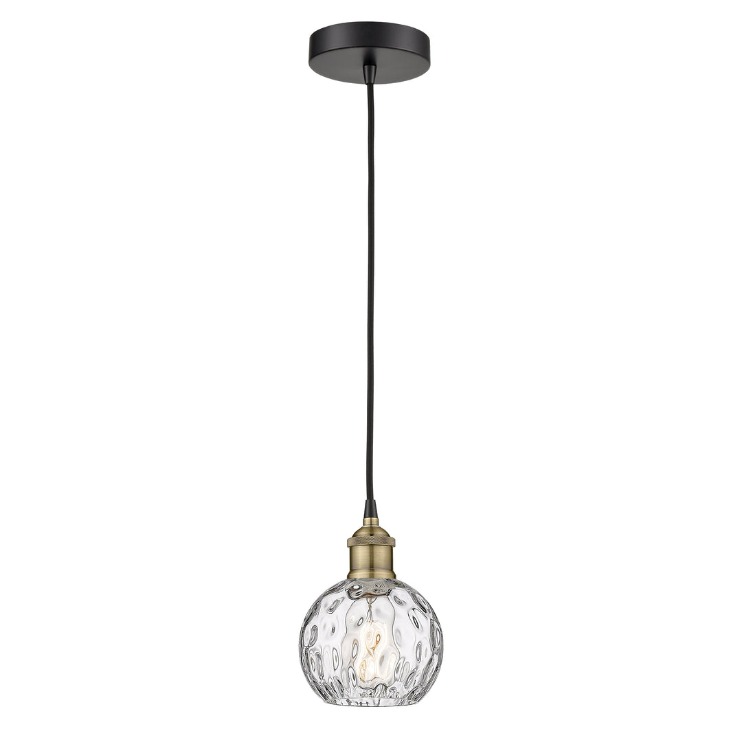 Innovations Edison 616-1P-BAB-G1215-6 Pendant Light - Black Antique Brass