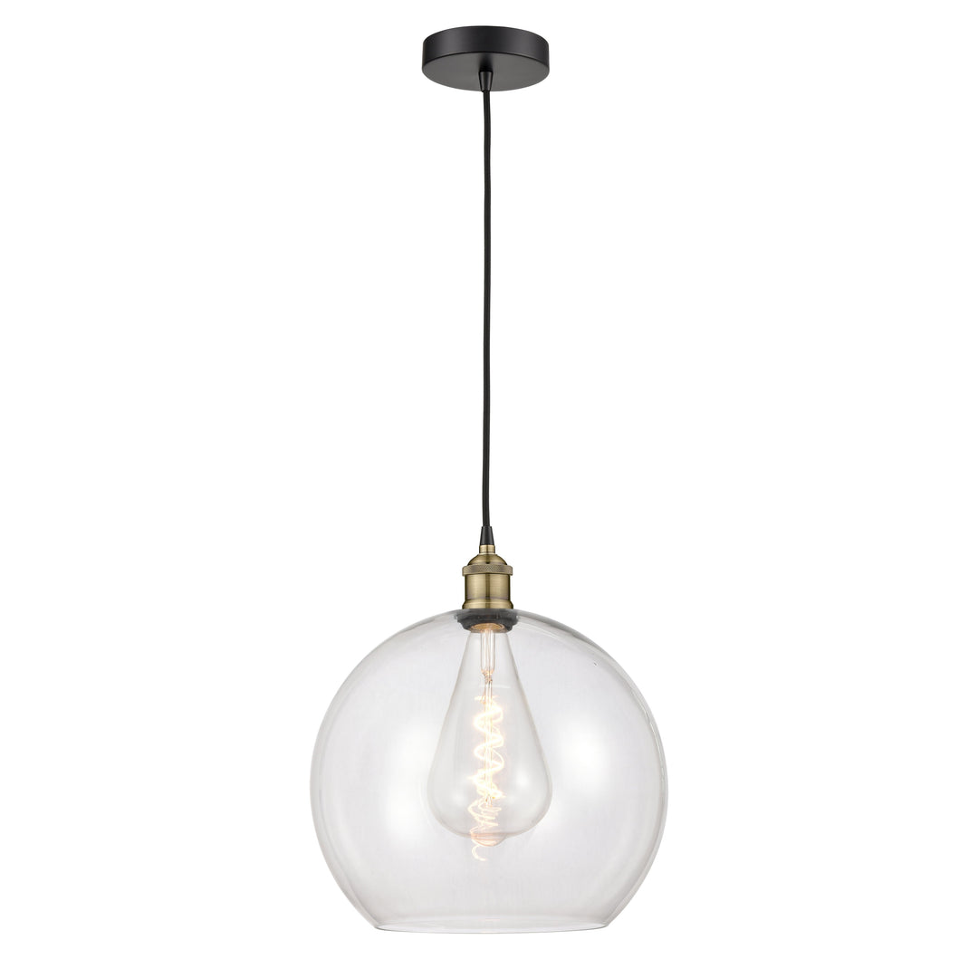 Innovations Edison 616-1P-BAB-G122-14 Pendant Light - Black Antique Brass