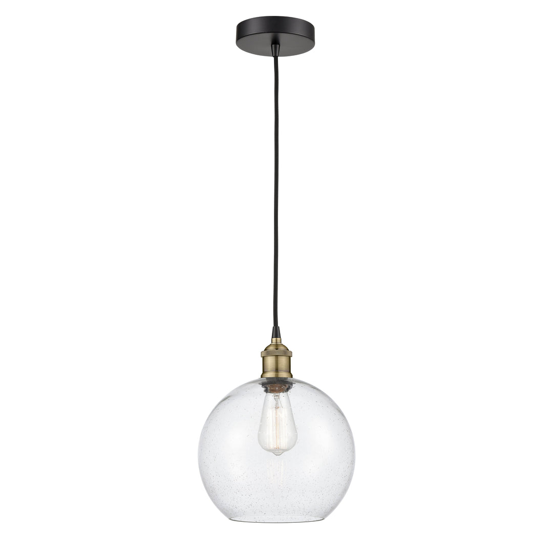 Innovations Edison 616-1P-BAB-G124-10 Pendant Light - Black Antique Brass
