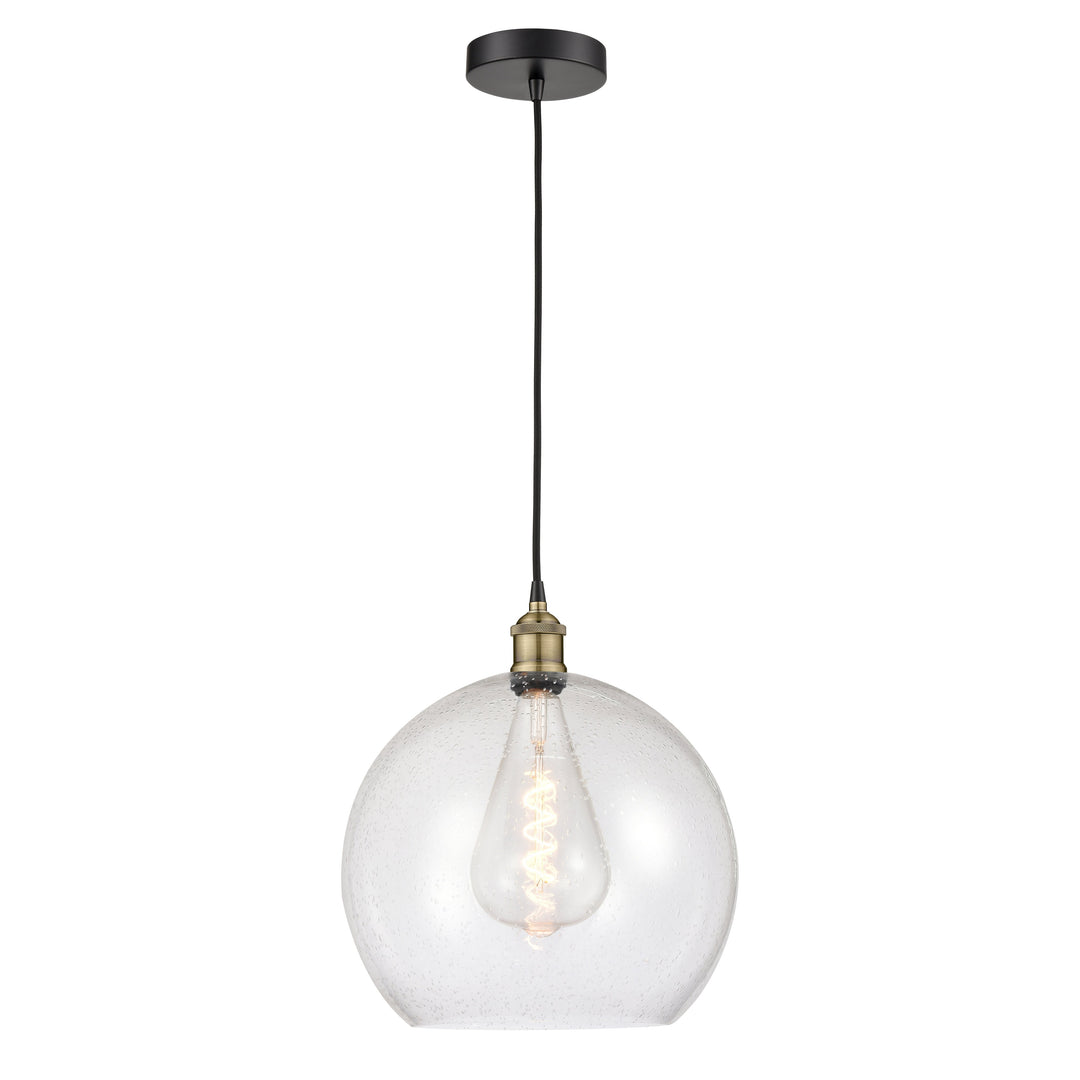 Innovations Edison 616-1P-BAB-G124-14 Pendant Light - Black Antique Brass