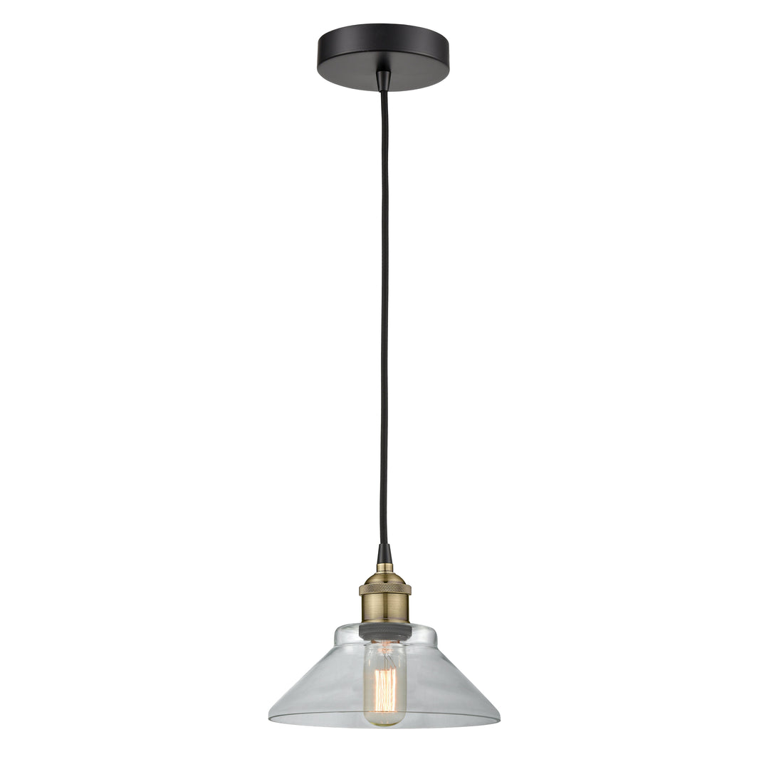 Innovations Edison 616-1P-BAB-G132 Pendant Light - Black Antique Brass
