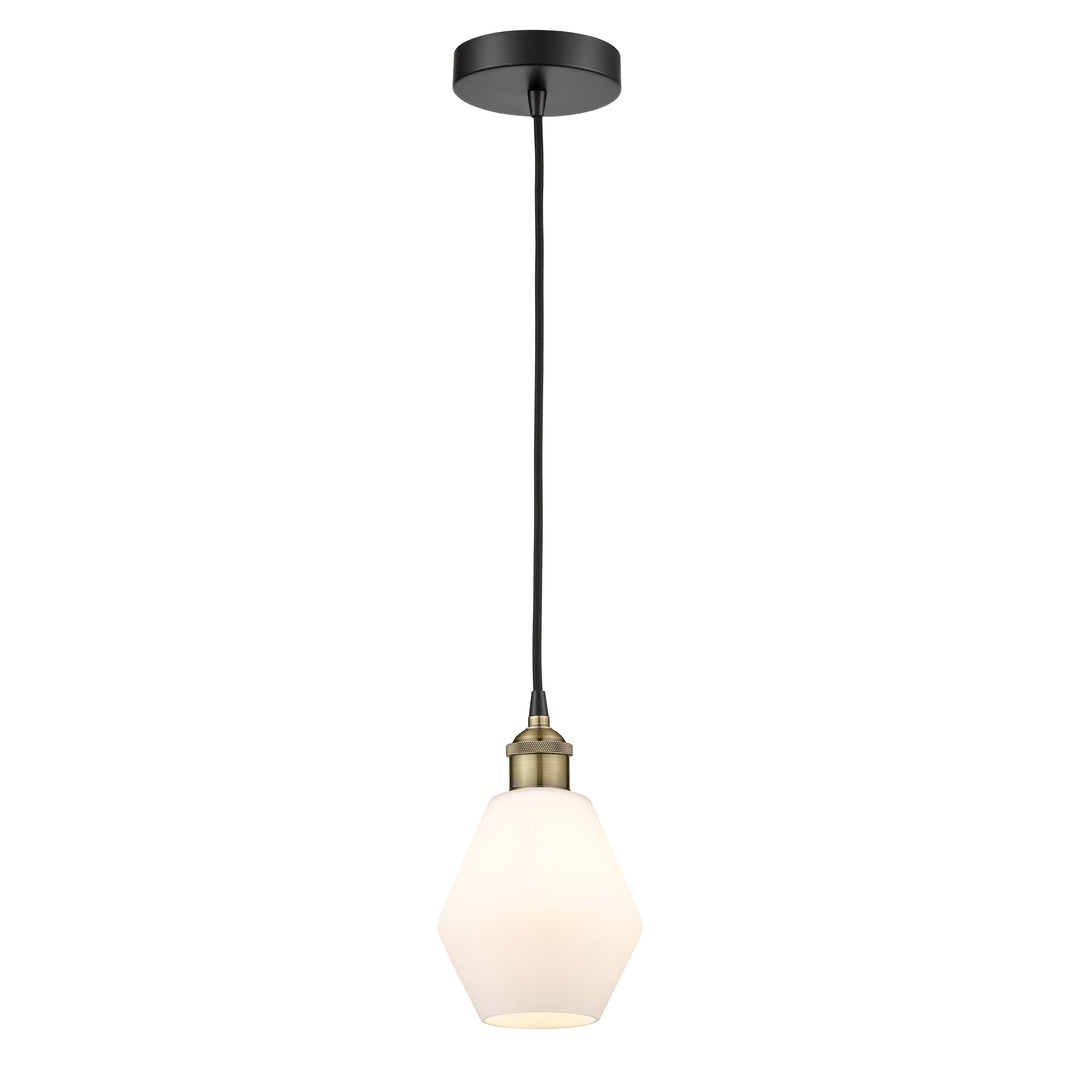 Innovations Edison 616-1P-BAB-G651-6 Pendant Light - Black Antique Brass