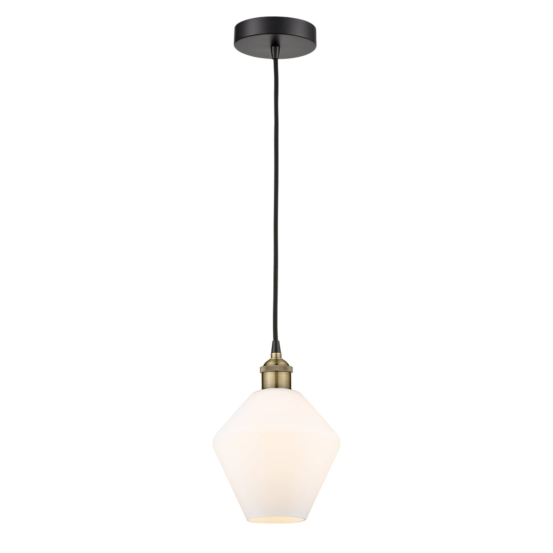 Innovations Edison 616-1P-BAB-G651-8 Pendant Light - Black Antique Brass
