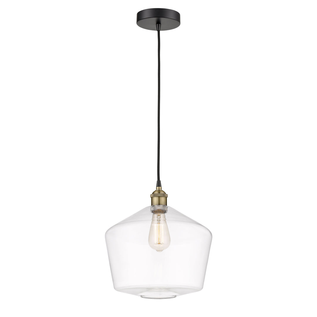 Innovations Edison 616-1P-BAB-G652-12 Pendant Light - Black Antique Brass