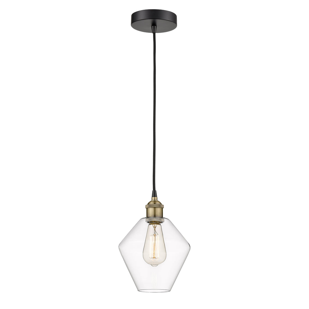 Innovations Edison 616-1P-BAB-G652-8 Pendant Light - Black Antique Brass