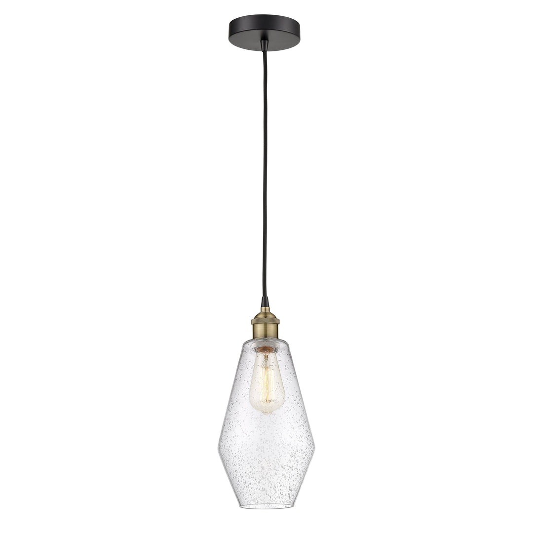 Innovations Edison 616-1P-BAB-G654-7 Pendant Light - Black Antique Brass