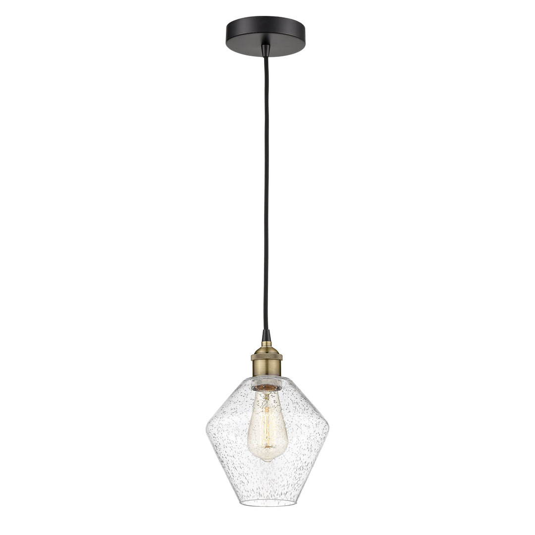 Innovations Edison 616-1P-BAB-G654-8 Pendant Light - Black Antique Brass