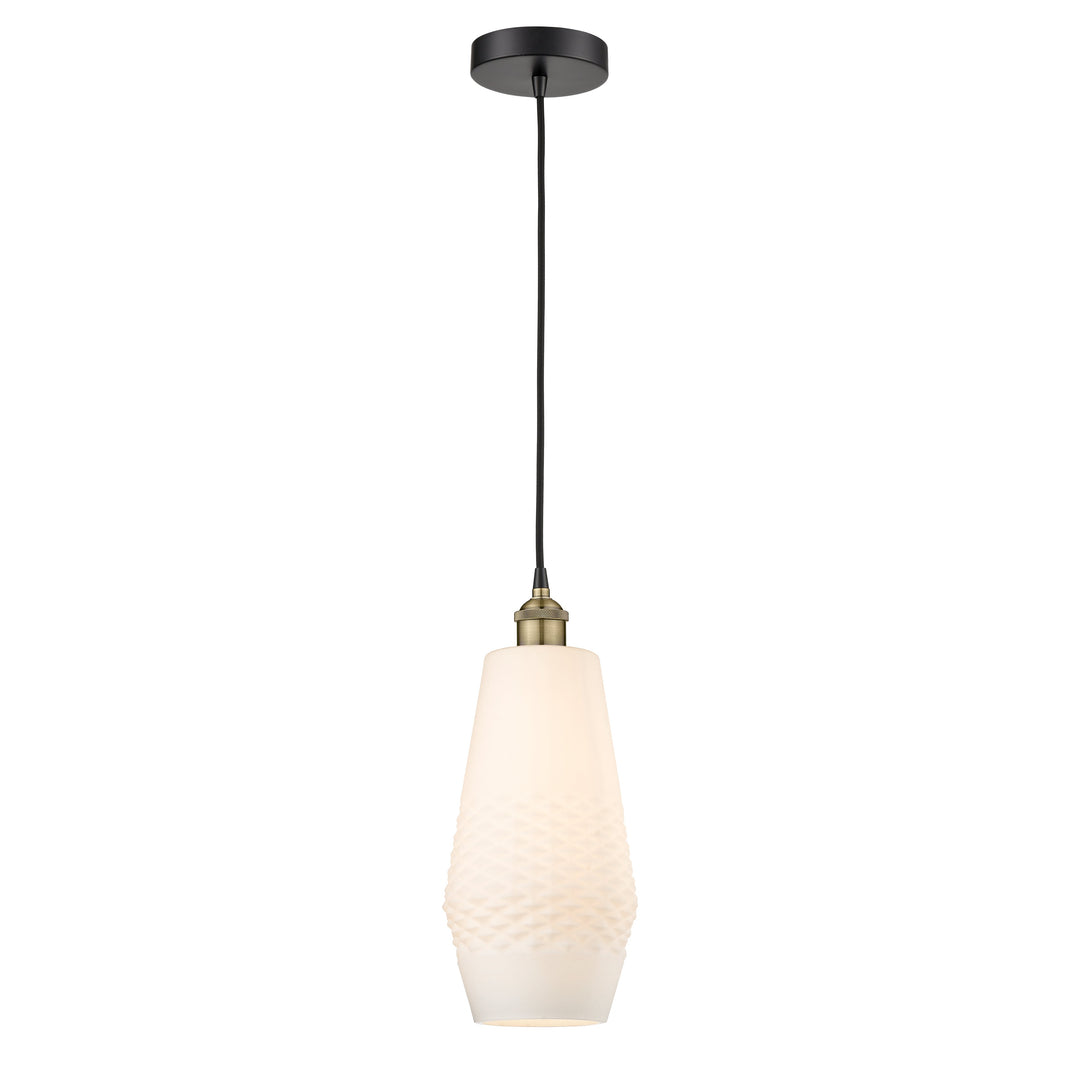 Innovations Edison 616-1P-BAB-G681-7 Pendant Light - Black Antique Brass