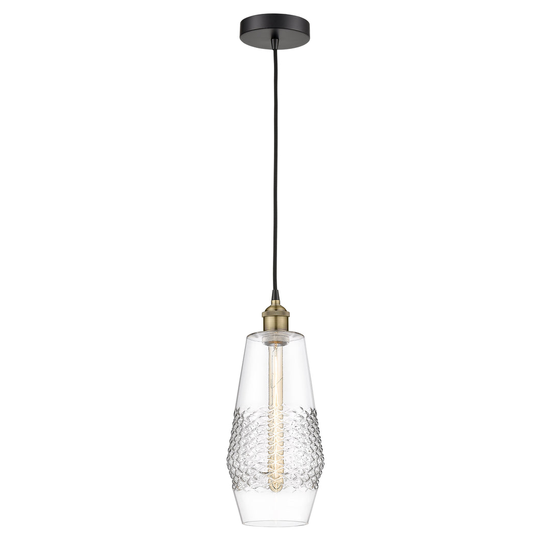 Innovations Edison 616-1P-BAB-G682-7 Pendant Light - Black Antique Brass