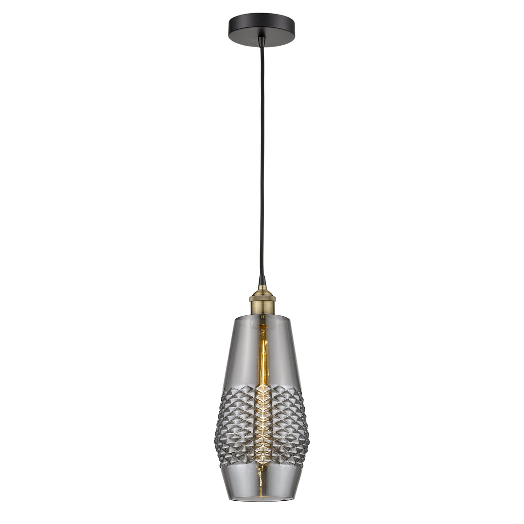 Innovations Edison 616-1P-BAB-G683-7 Pendant Light - Black Antique Brass