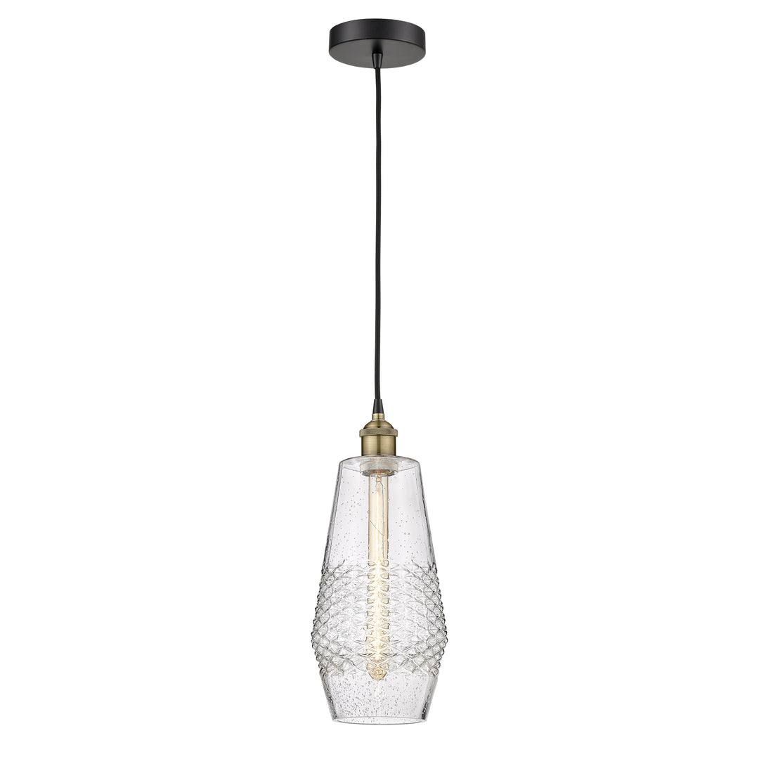 Innovations Edison 616-1P-BAB-G684-7 Pendant Light - Black Antique Brass