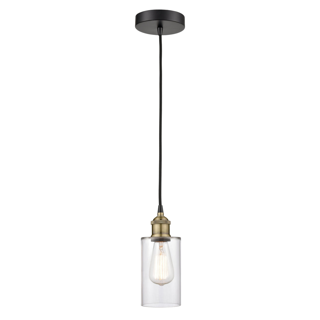 Innovations Edison 616-1P-BAB-G802 Pendant Light - Black Antique Brass
