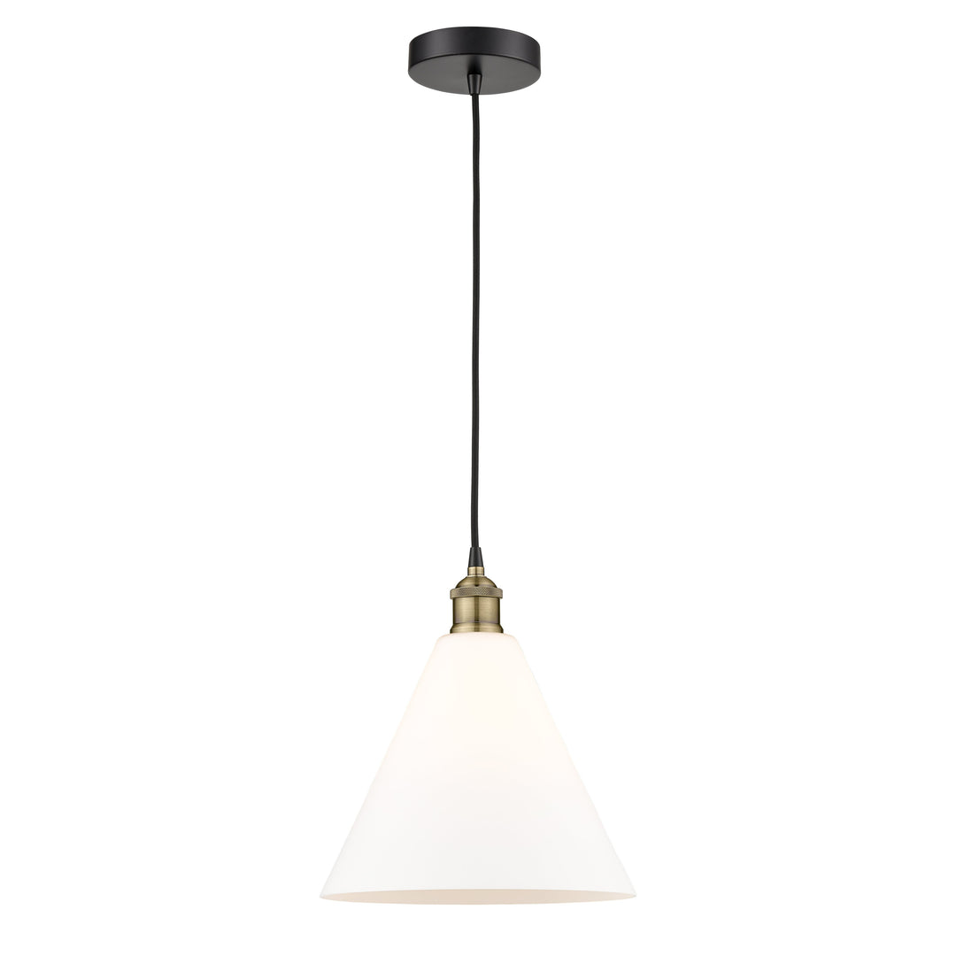Innovations Edison 616-1P-BAB-GBC-121 Pendant Light - Black Antique Brass