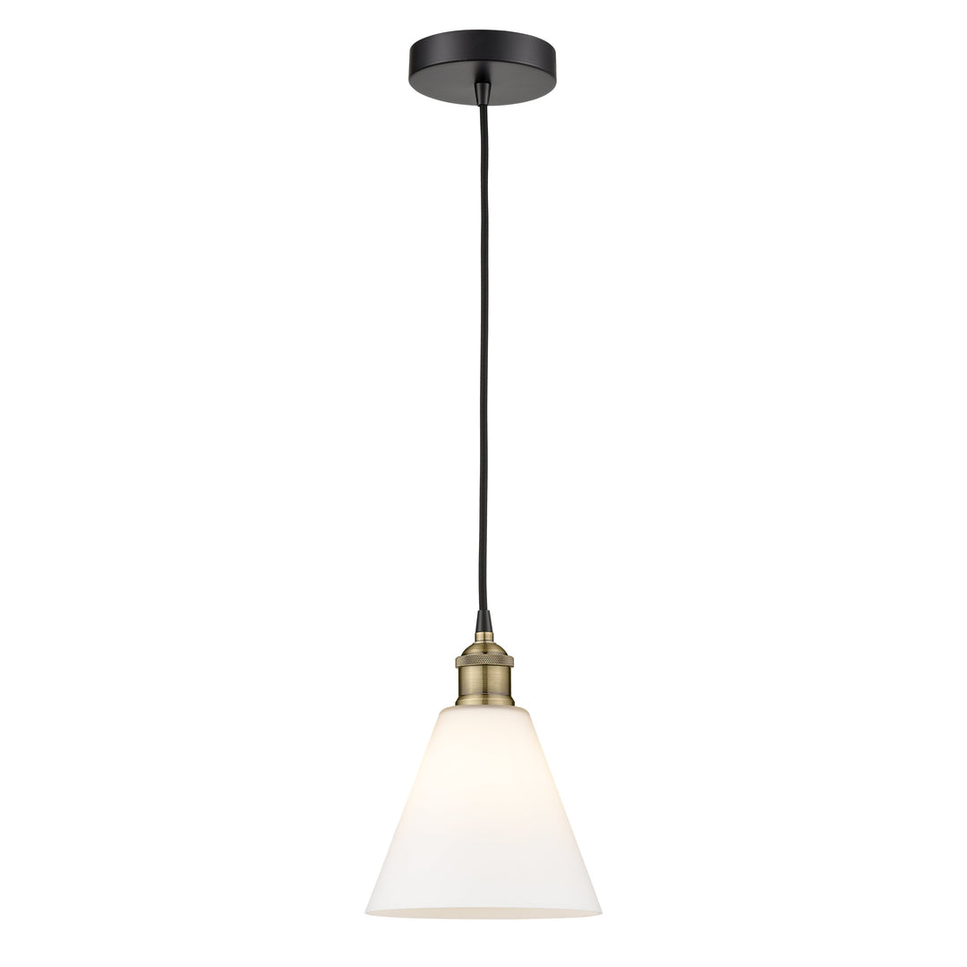 Innovations Edison 616-1P-BAB-GBC-81 Pendant Light - Black Antique Brass
