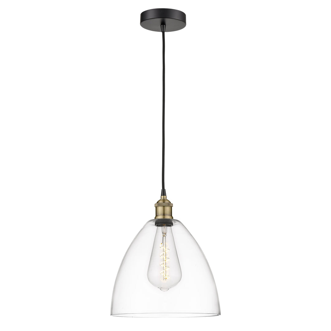 Innovations Edison 616-1P-BAB-GBD-122 Pendant Light - Black Antique Brass