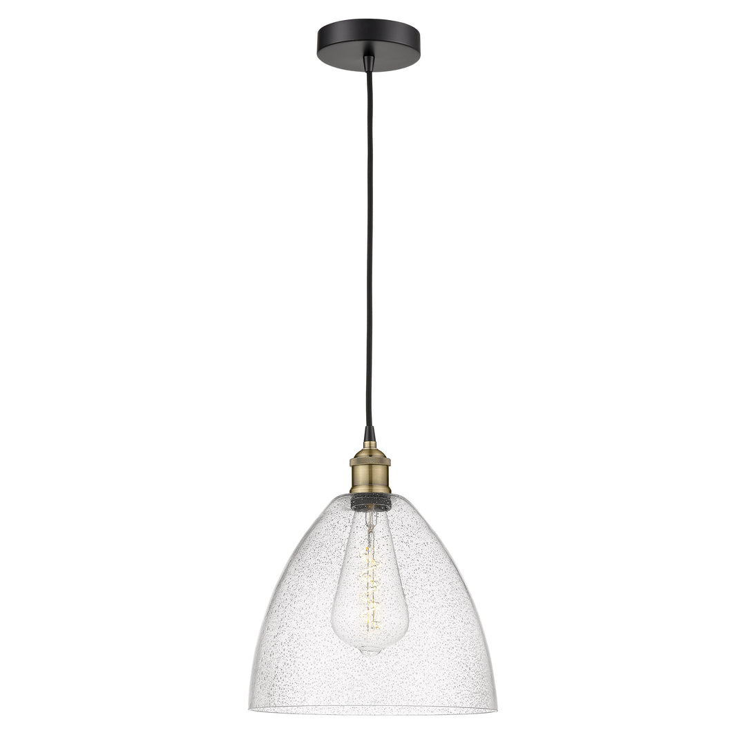 Innovations Edison 616-1P-BAB-GBD-124 Pendant Light - Black Antique Brass