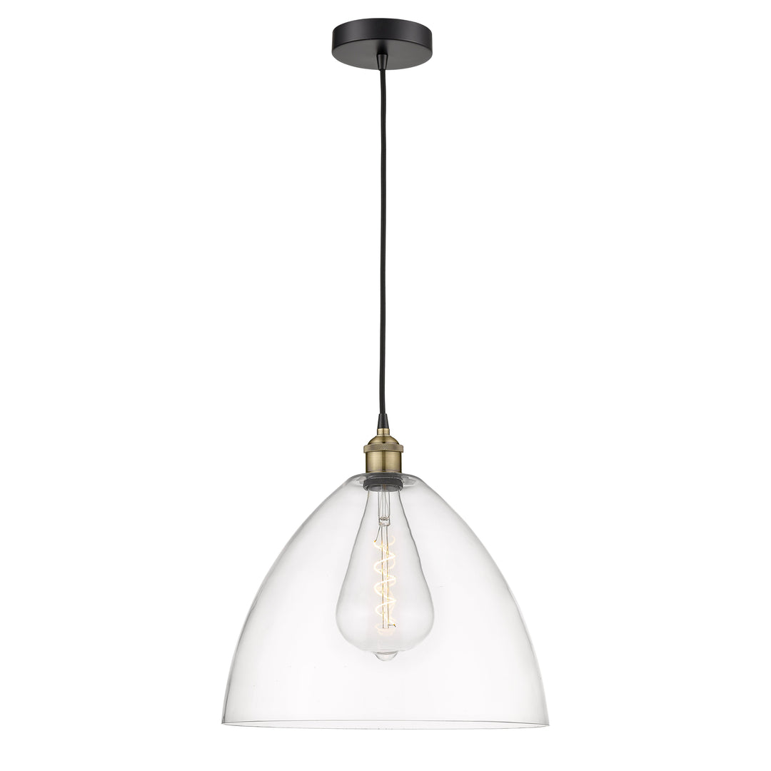 Innovations Edison 616-1P-BAB-GBD-162 Pendant Light - Black Antique Brass