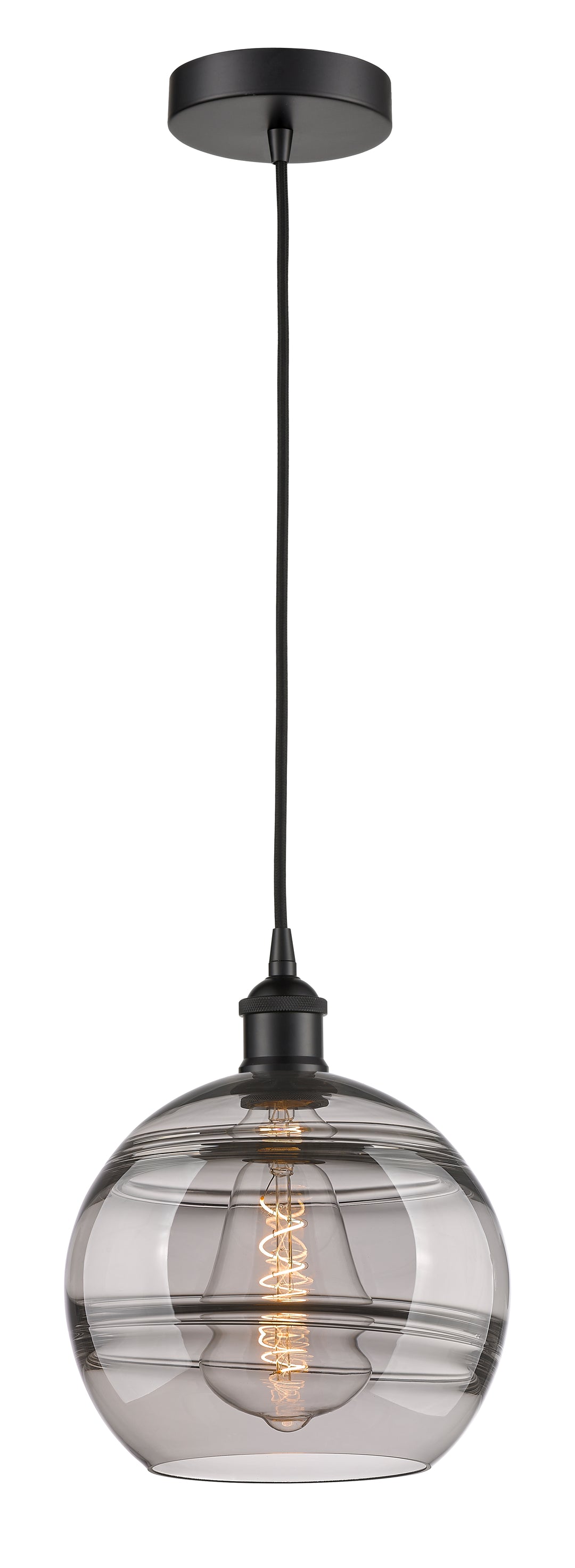 Innovations Lighting 616-1P-BK-G556-10SM  Edison Pendant Light Matte Black