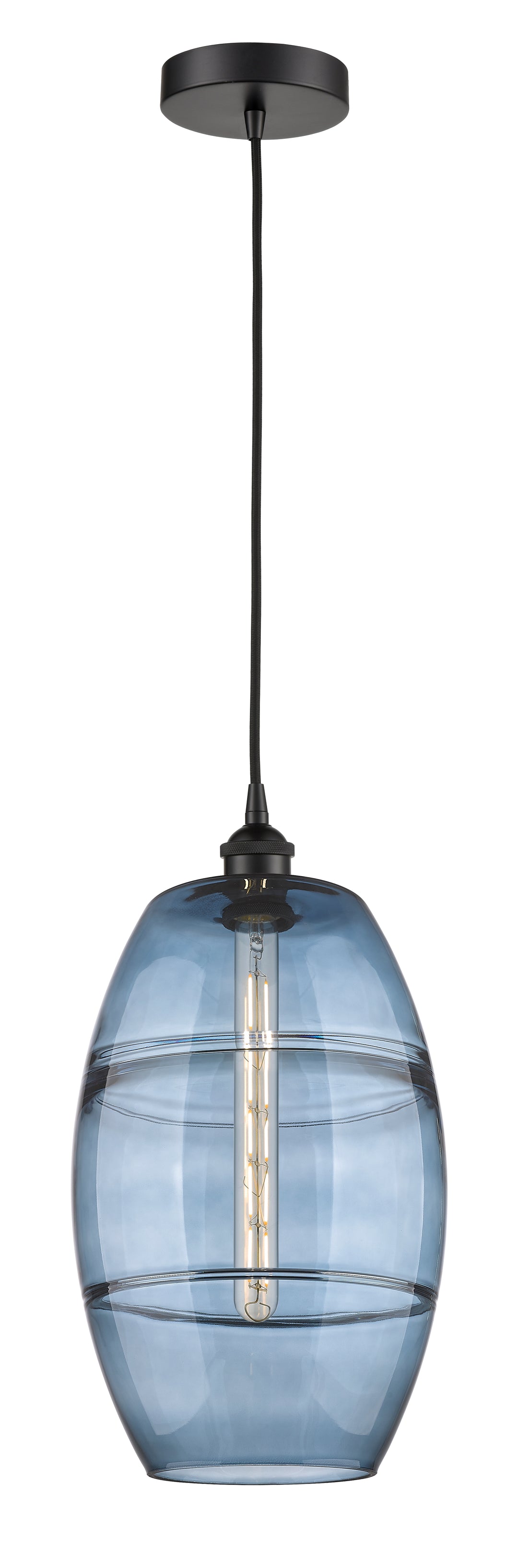 Innovations Lighting 616-1P-BK-G557-10BL  Edison Pendant Light Matte Black