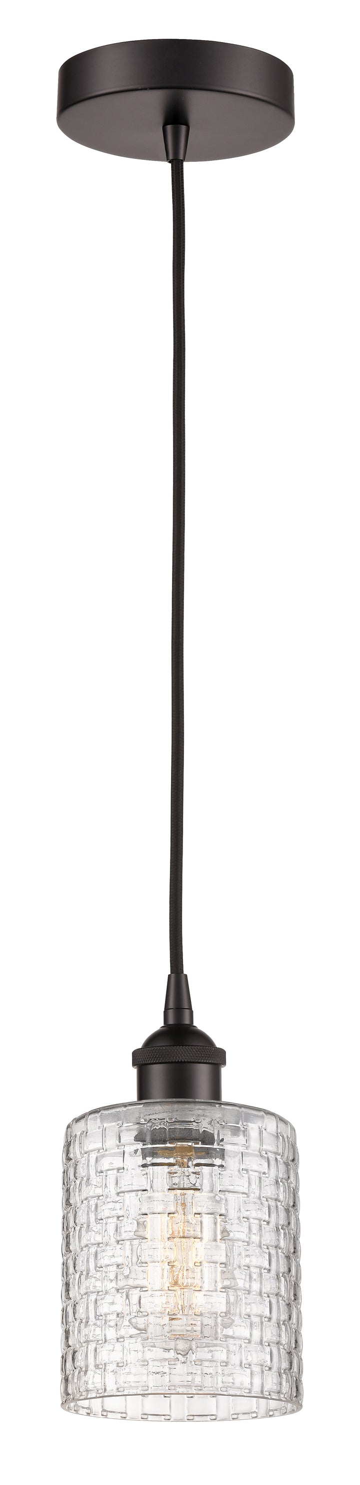 Innovations Lighting 616-1P-OB-G112C-5CL  Edison Pendant Light Oil Rubbed Bronze