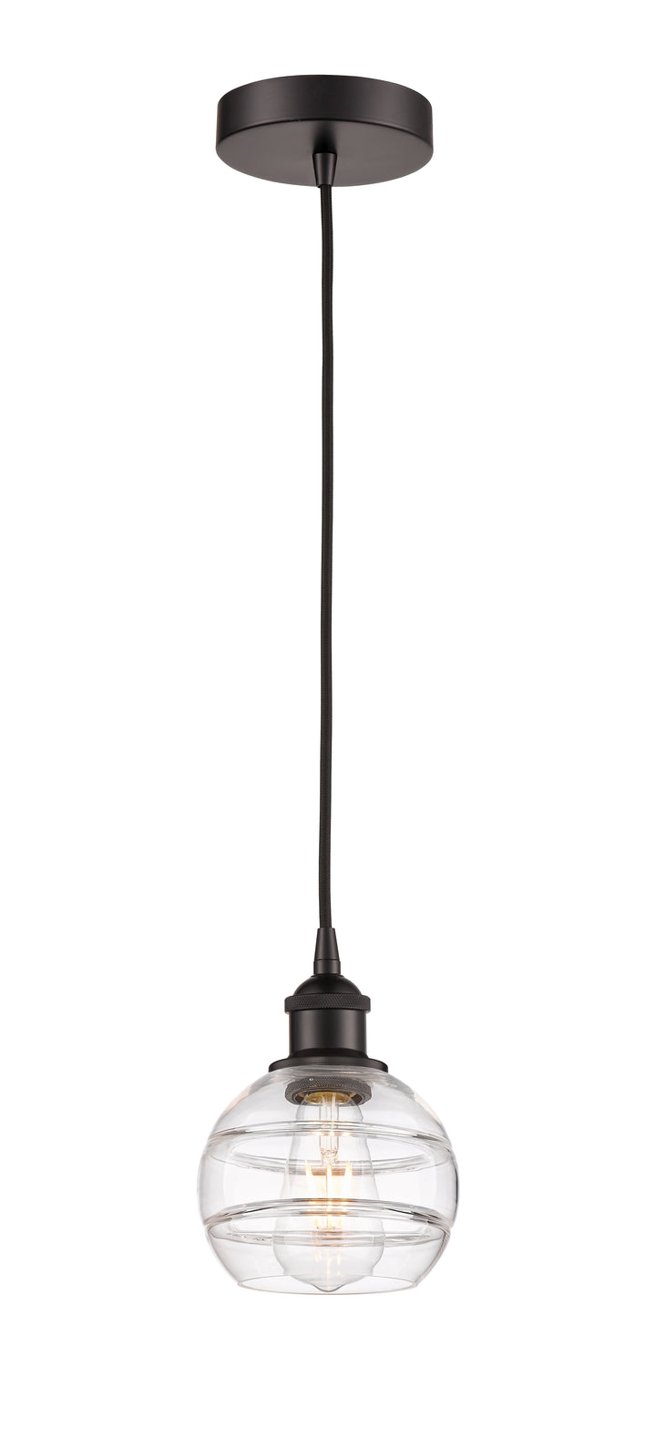 Innovations Lighting 616-1P-OB-G556-6CL  Edison Pendant Light Oil Rubbed Bronze