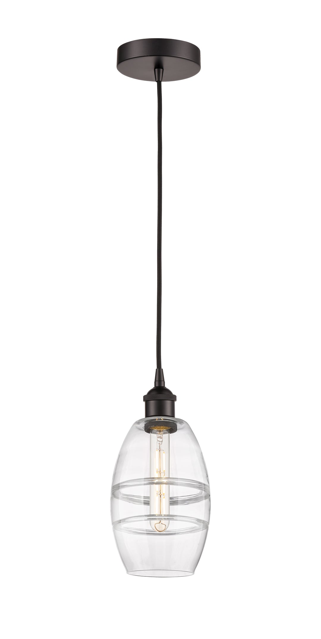 Innovations Lighting 616-1P-OB-G557-6CL  Edison Pendant Light Oil Rubbed Bronze