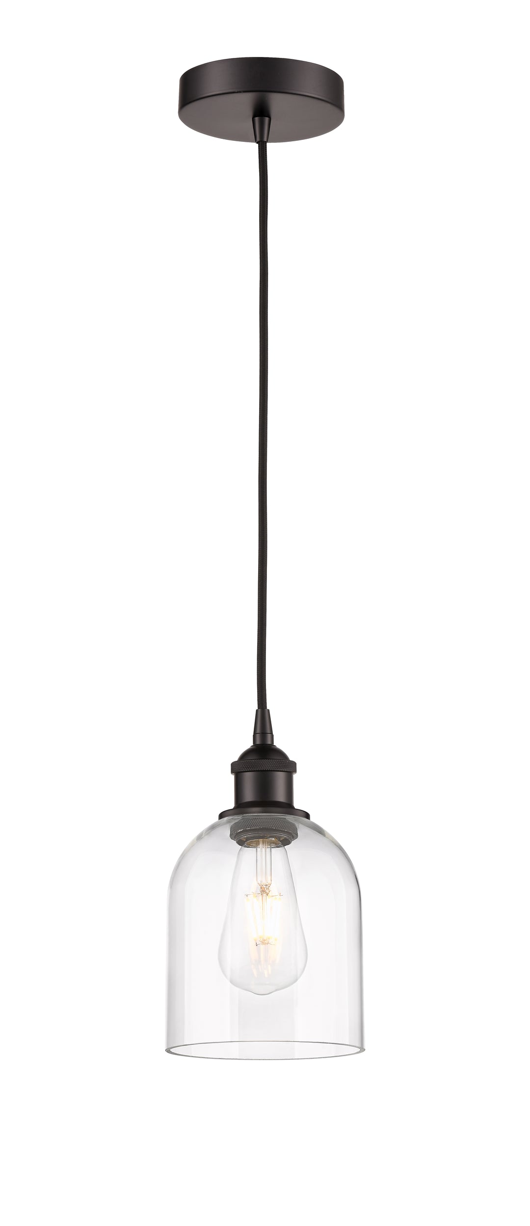 Innovations Lighting 616-1P-OB-G558-6CL  Edison Pendant Light Oil Rubbed Bronze