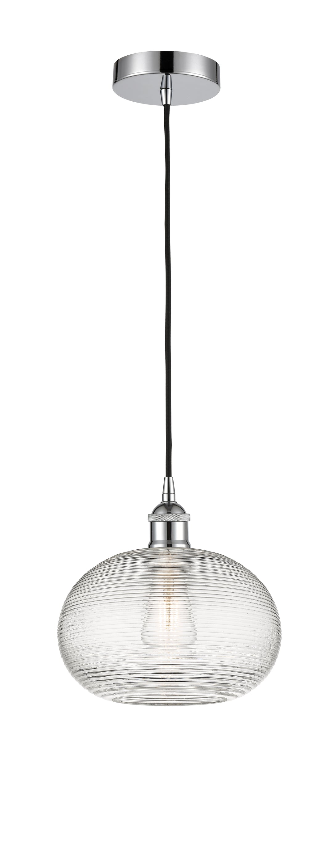 Innovations Lighting 616-1P-PC-G555-10  Edison Pendant Light Polished Chrome